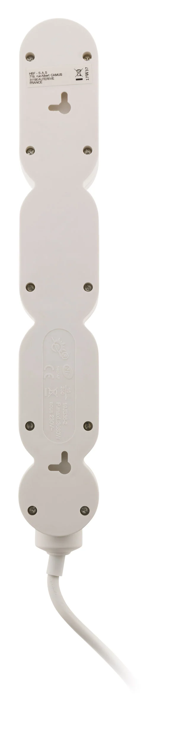 Bloc Home 4 prises 16A 2P+T + parafoudre - Zenitech