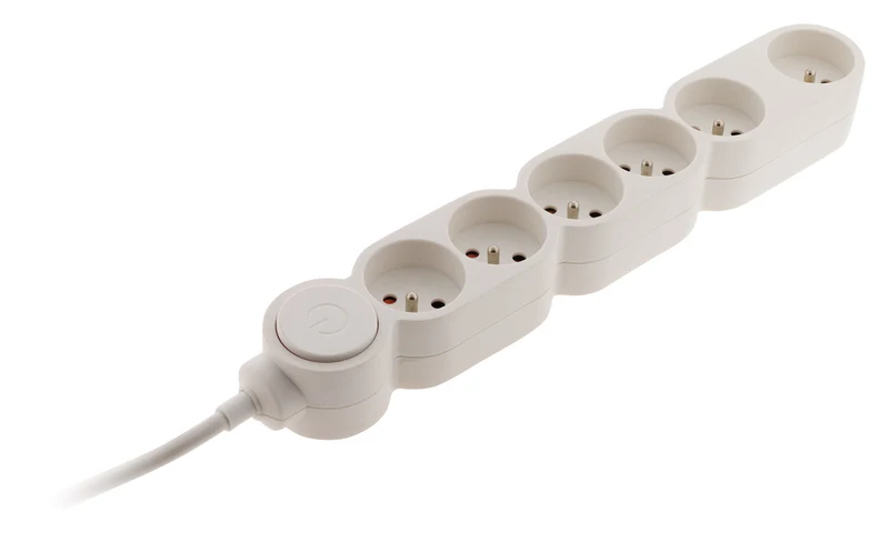 Bloc Home 4 prises 16A 2P+T + interrupteur - Zenitech