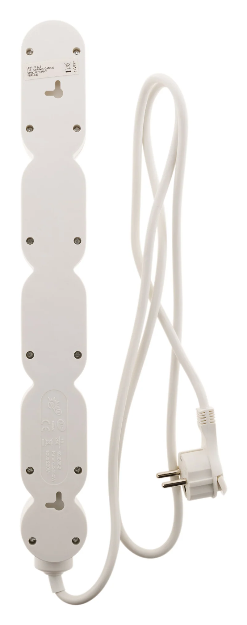Bloc Home 4 prises 16A 2P+T + interrupteur - Zenitech
