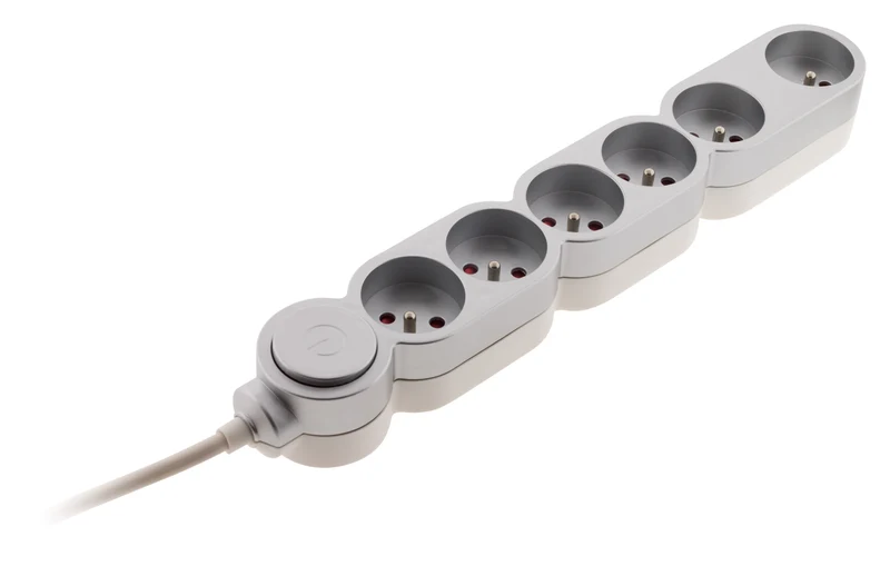 Bloc Home 4 prises 16A 2P+T + interrupteur - Zenitech