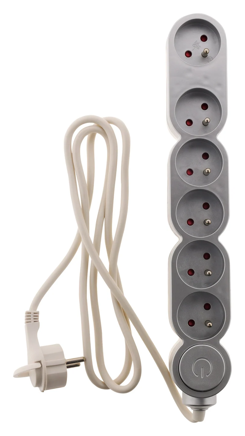 Bloc Home 4 prises 16A 2P+T + interrupteur - Zenitech