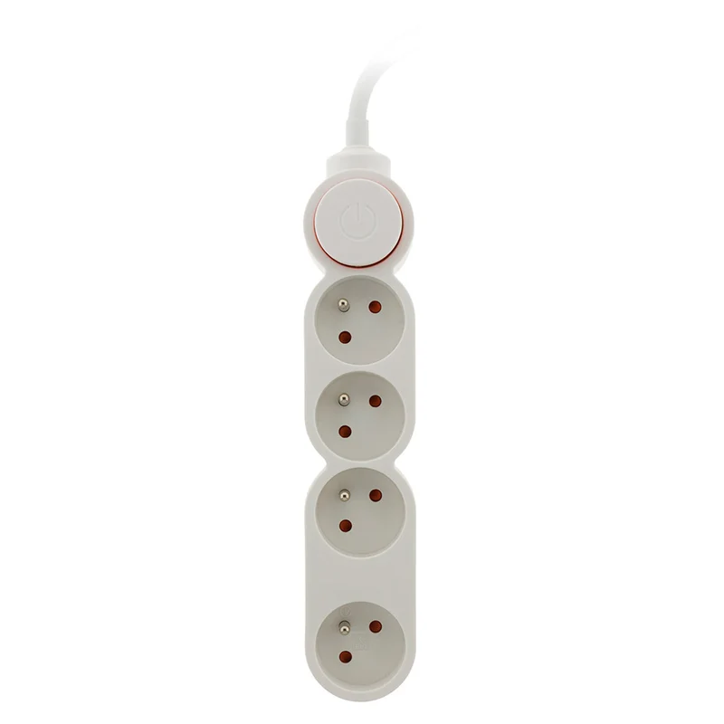 Bloc Home 4 prises 16A 2P+T + interrupteur - Zenitech