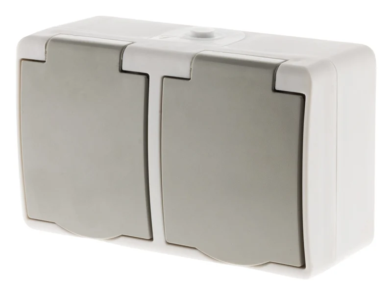 Double prise 2P+T étanche IP54 - Zenitech