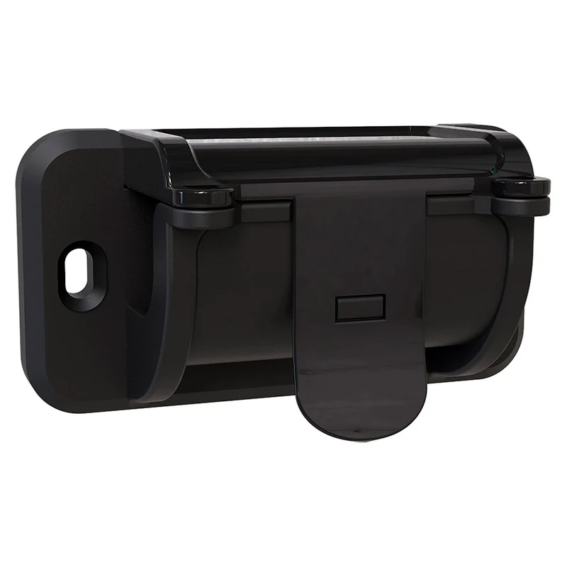 Support mural pour enrouleur de jardin entraxe 80mm - Noir - Zenitech