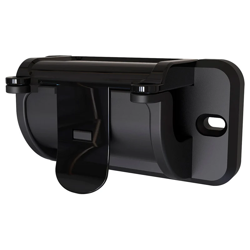 Support mural pour enrouleur de jardin entraxe 80mm - Noir - Zenitech