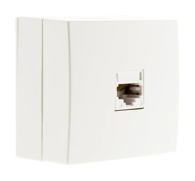 Prise téléphone RJ45 en saillie Bel'Vue - Zenitech
