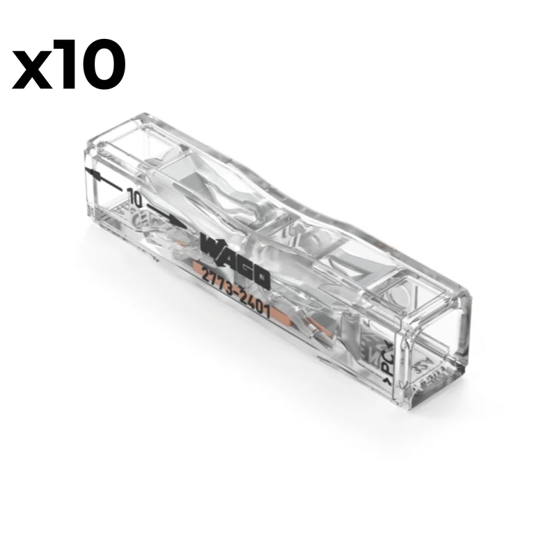 Sachet de 10 bornes Inline série 2773 - Wago