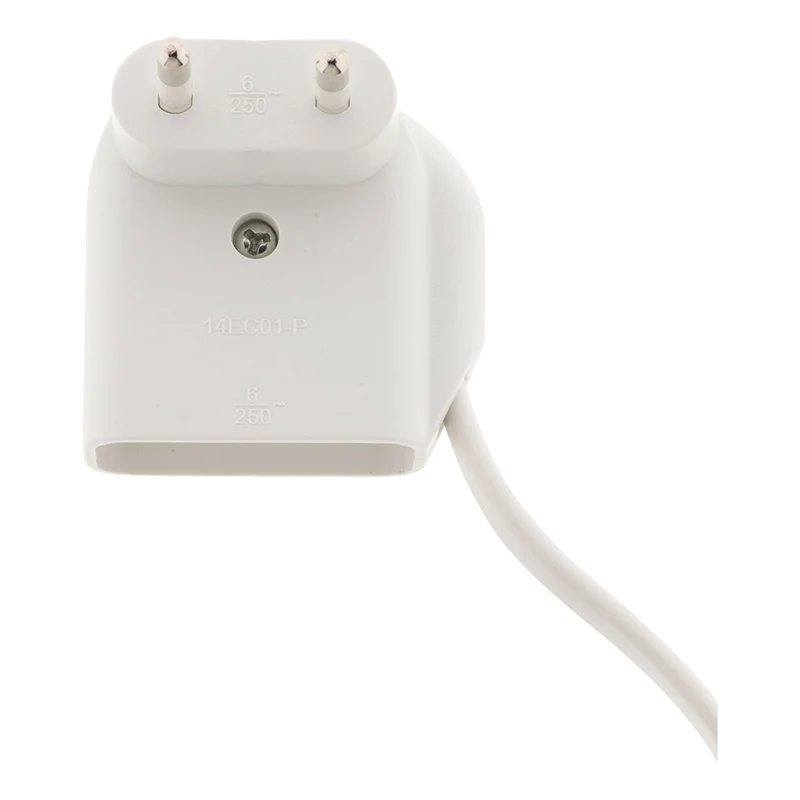 Prolongateur HO3VVH2-F 2x0,75mm² 6A 3m avec prise gigogne - Blanc - Zenitech