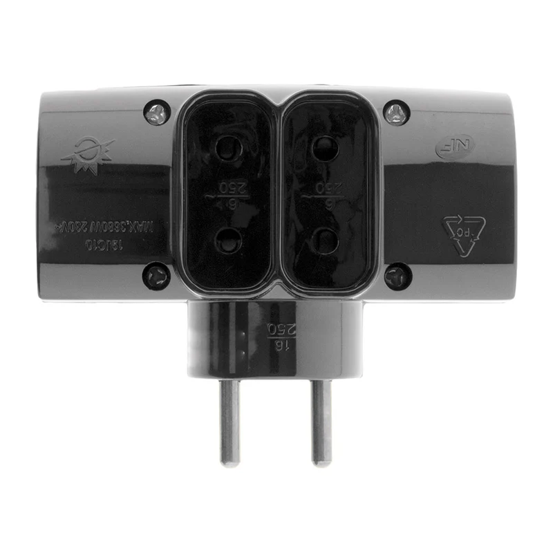 Multiprise 4 prises latérale 2x16A + 2x6A - Zenitech