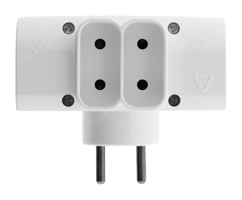 Multiprise 4 prises latérale 2x16A + 2x6A - Zenitech