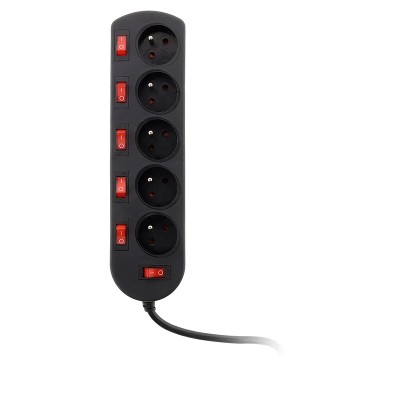 Bloc SONO 5 prises 16A 2P+T + 6 interrupteurs 3m - Zenitech