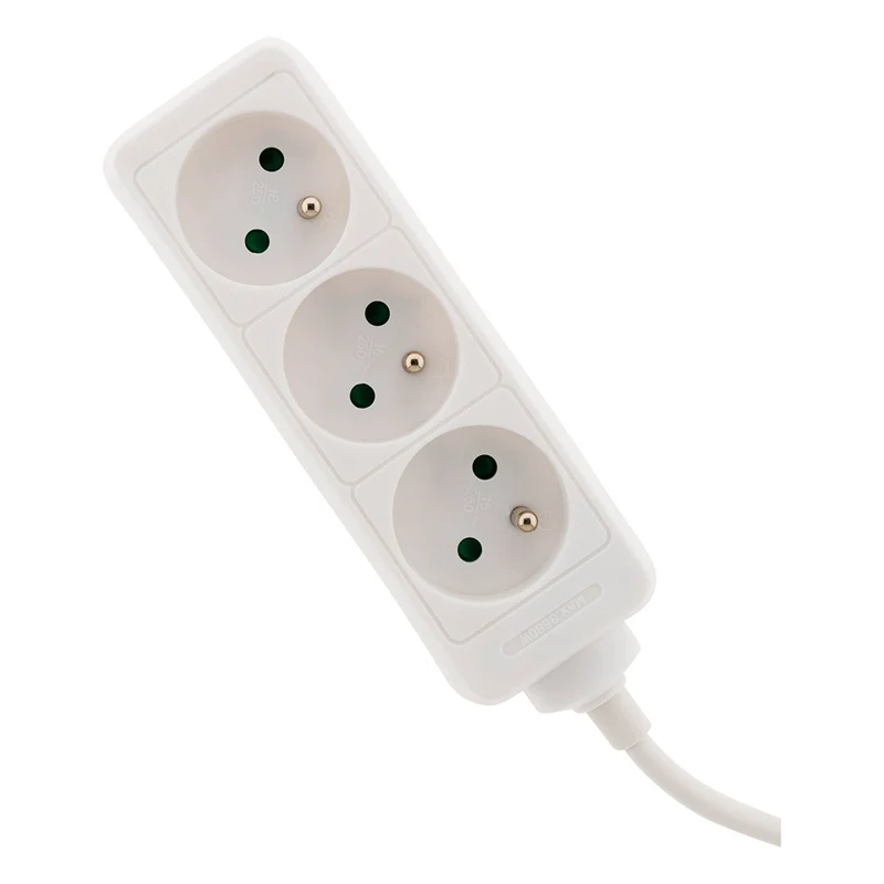 Bloc multiprise 16A 2P+T blanc - Zenitech