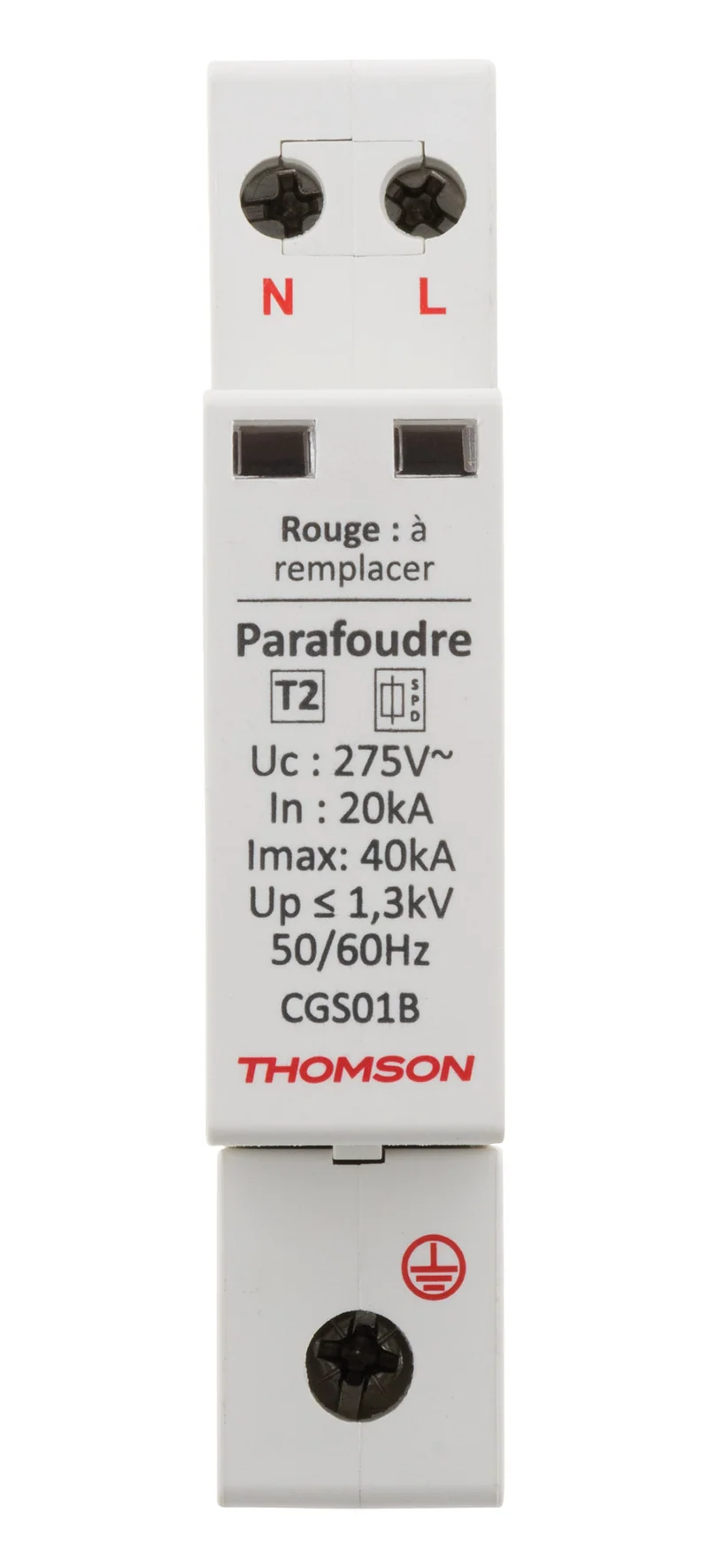 Parafoudre modulaire Ph+N idéal T2 - 40KA - Thomson