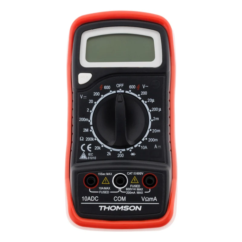 Multimètre digital antichoc 5 fonctions CAT III 600V - Protec