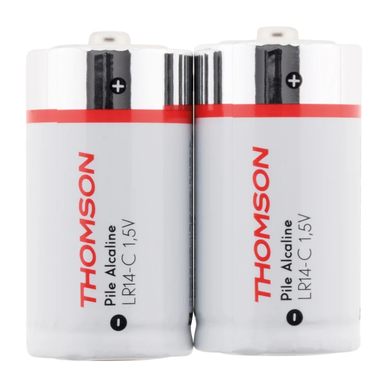 Pack de 2 piles alcalines LR14 C 1,5V - Thomson