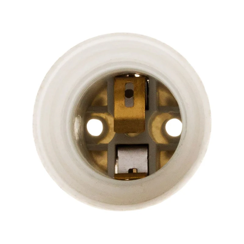 Douille E27 Résine Borne à vis - Blanc - Zenitech