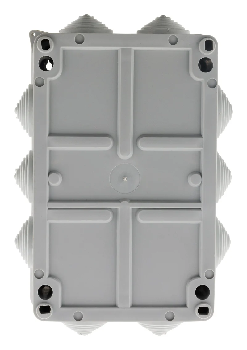 Boîte dérivation IP54 à visser 1/4 de tour 175 x 110 x 83mm - Gris - Zenitech
