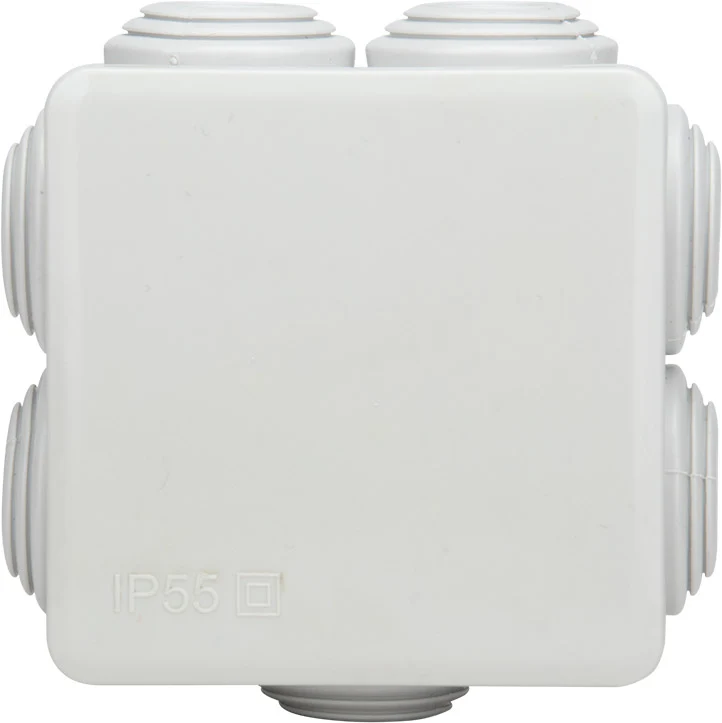 Boîte de dérivation IP55 60x60x40mm - Blanc - Zenitech