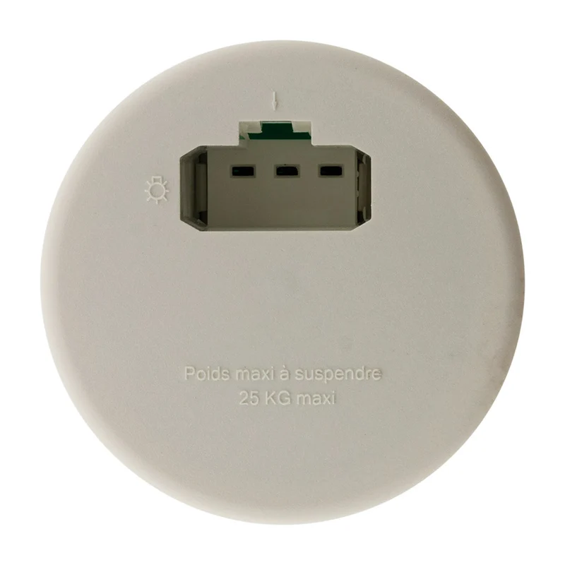 Boîte DCL point de centre murs pleins Ø65mm Vert - Blm