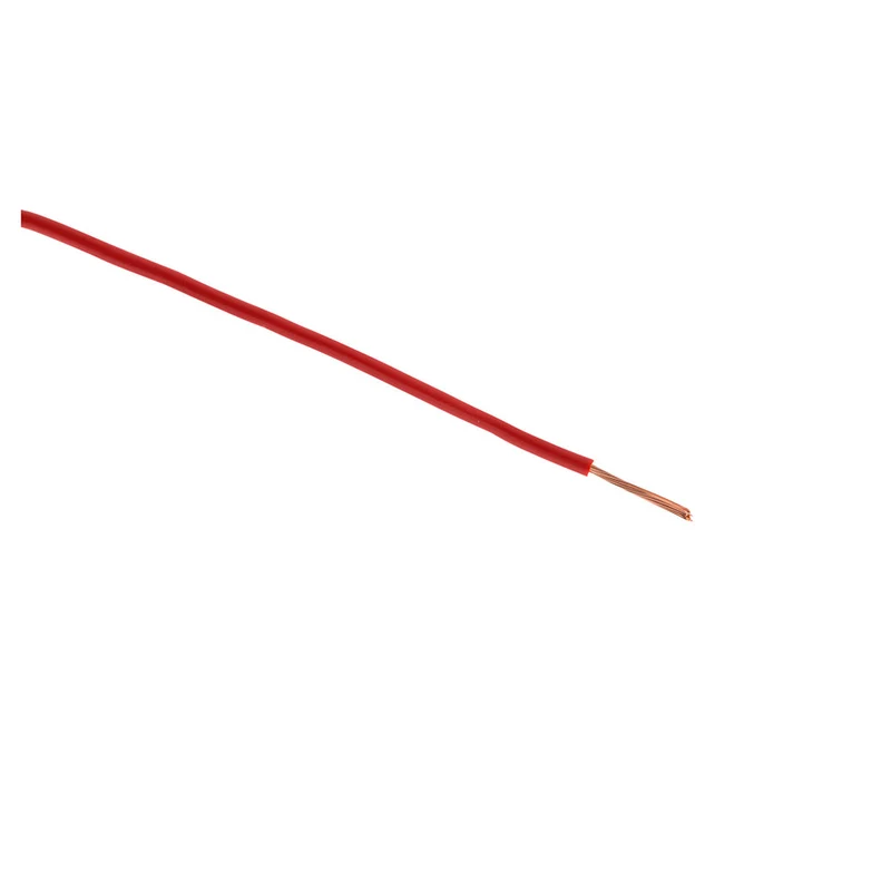 Fil électrique H07VK 1x2,5mm² rouge - 5m - Zenitech