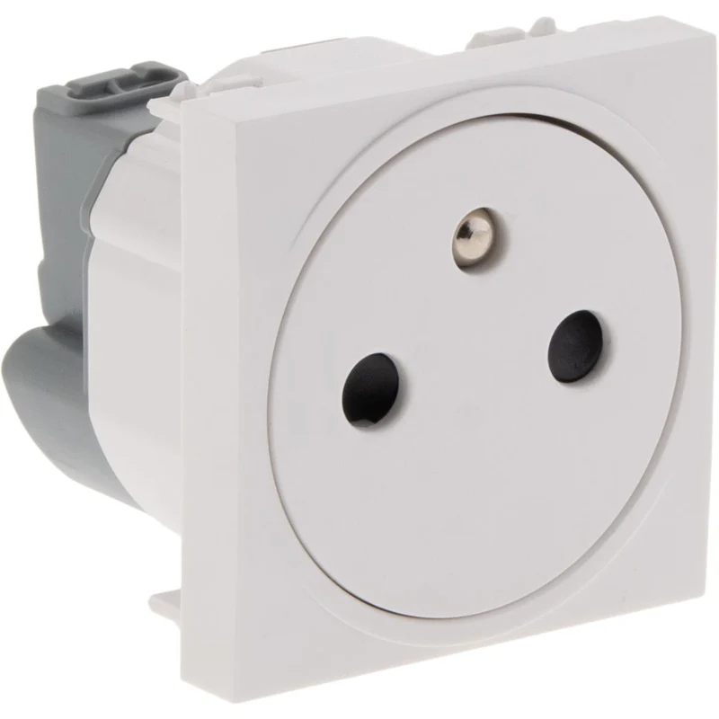 Prise affleurante 16A - Blanc - FORTYfive - Protec