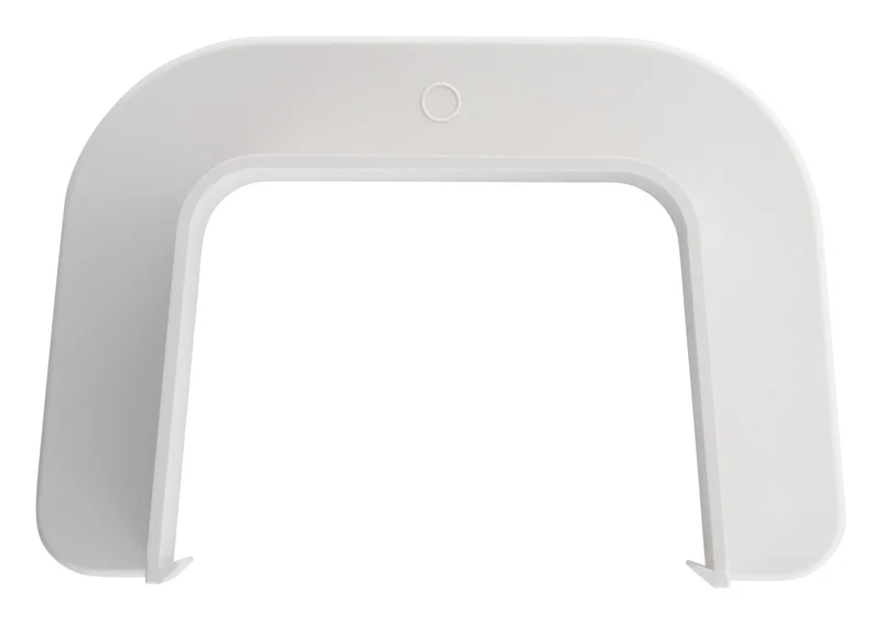 Sortie de mur pour goulotte clim - 80x60mm - Blanc RAL 9001 - Zenitech