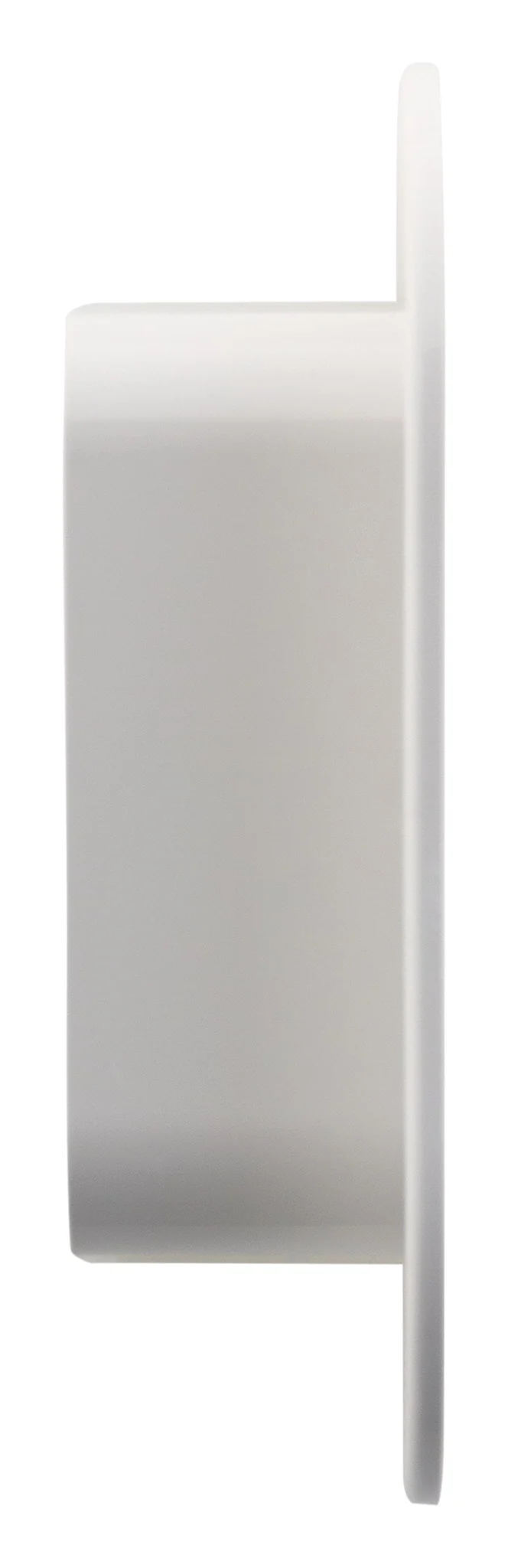 Sortie de mur pour goulotte clim - 80x60mm - Blanc RAL 9001 - Zenitech